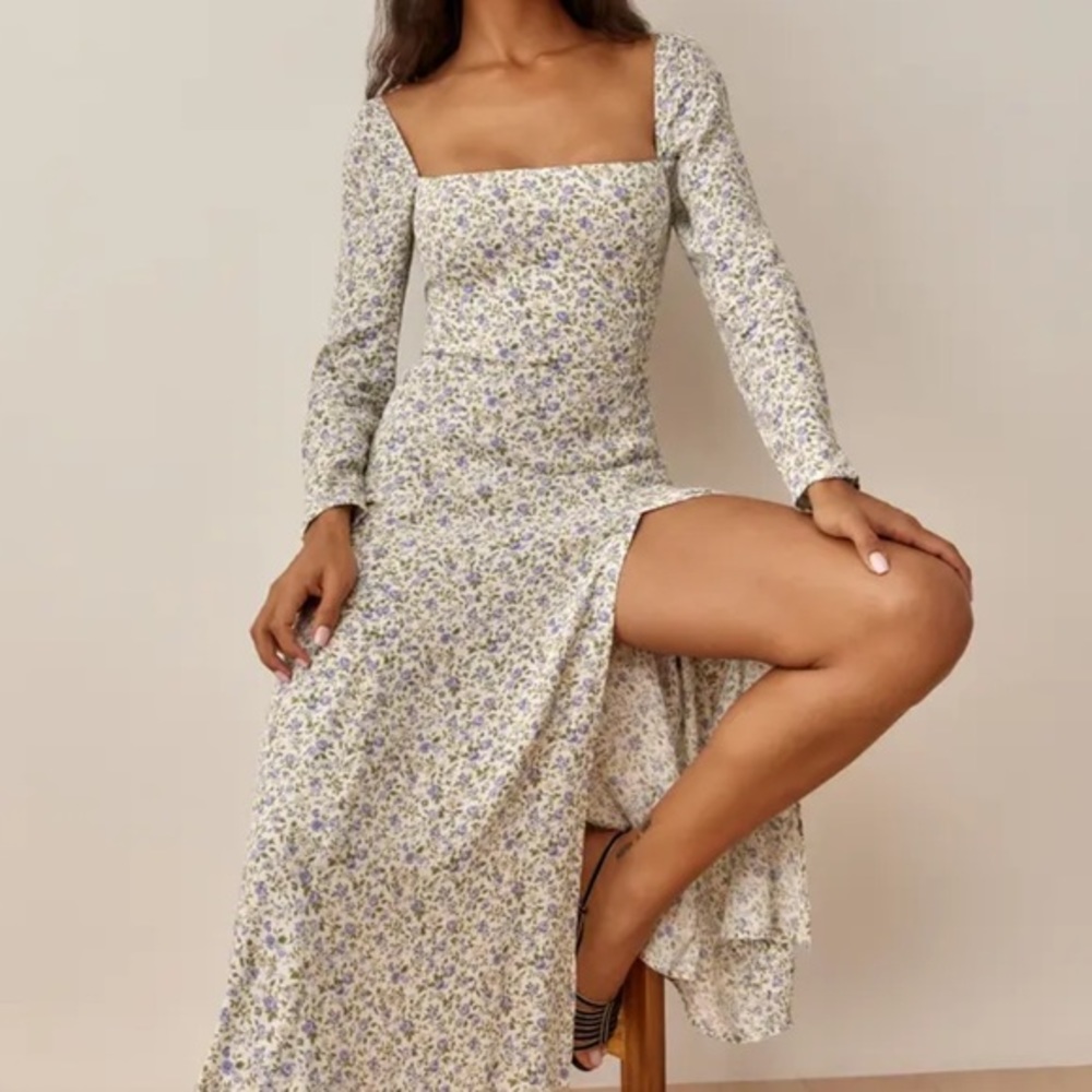 Reformation Sigmund Dress Pixie💜 - Picture 1 of 6